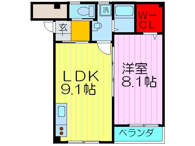 ミスティカナガムラの物件間取画像