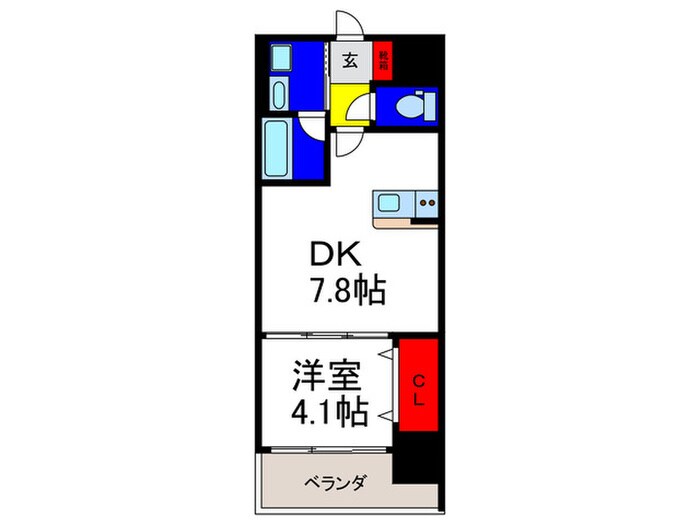 ヴィーナス今里の物件間取画像