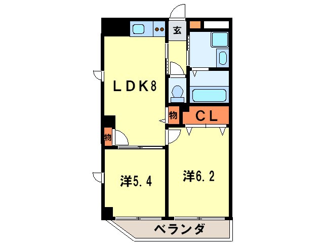 アイファ－スト清荒神の物件間取画像