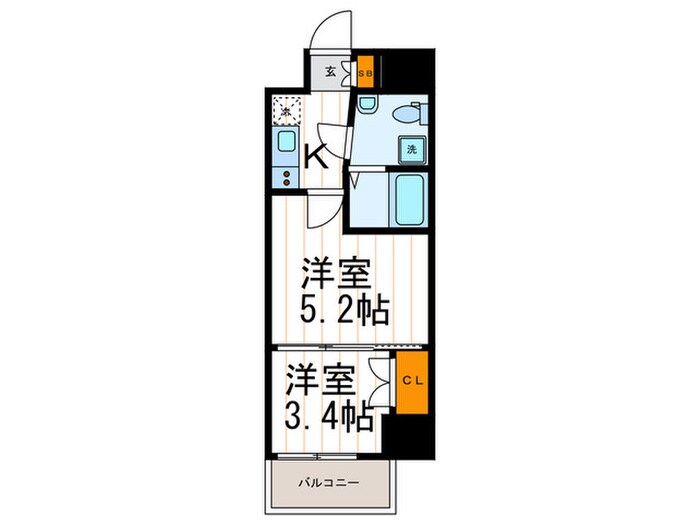 Ｎｏ７７ＨＡＮＡＴＥＮ００２の物件間取画像