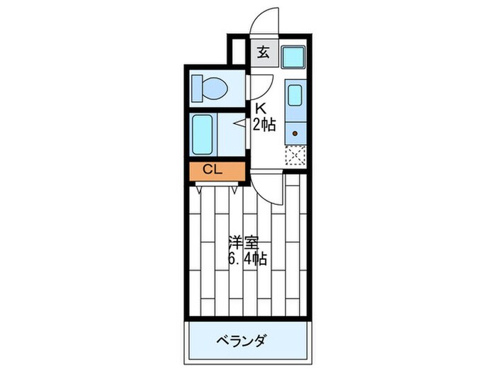 ＹＡＨＡＴＡ西長堀の物件間取画像