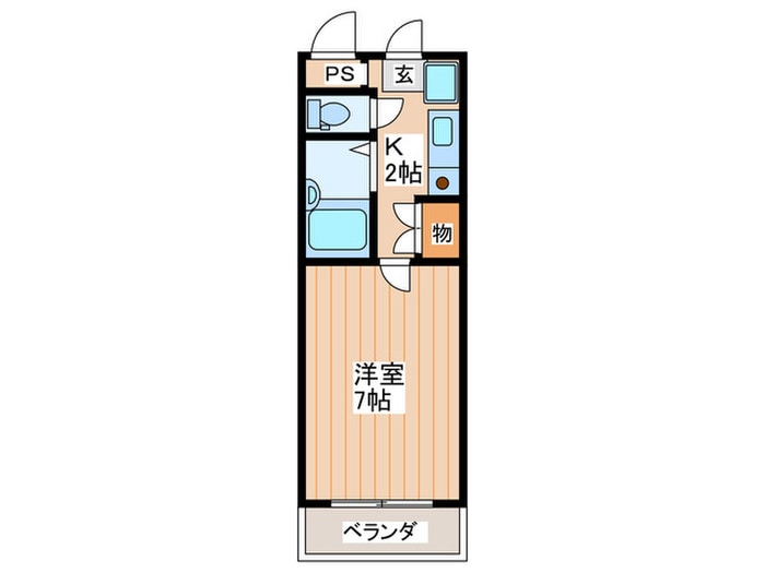 アメニティハウスの物件間取画像