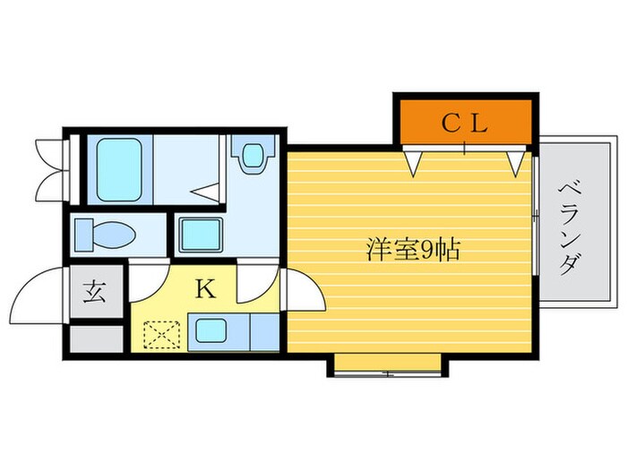 メゾンベリ－ウエストの物件間取画像