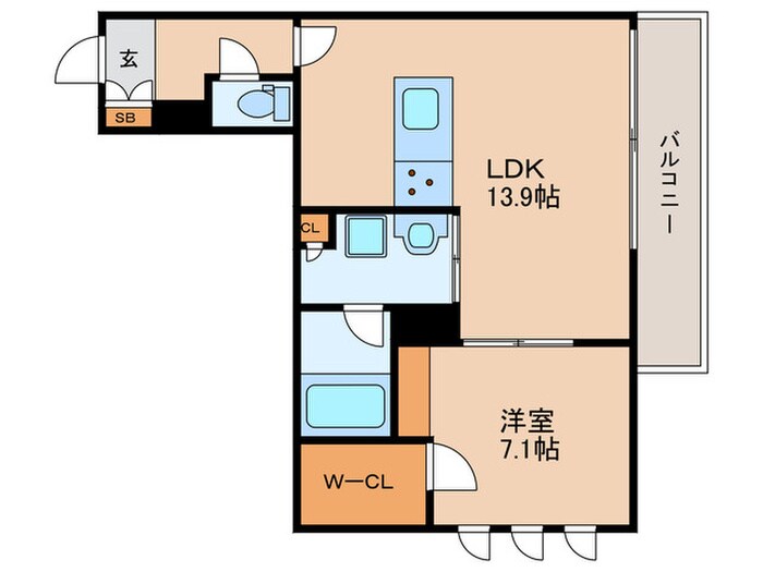 仮)シャーメゾン太秦天神川の物件間取画像