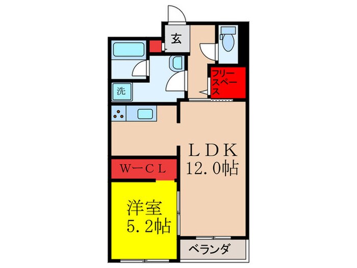 プール・トゥジュールブランの物件間取画像