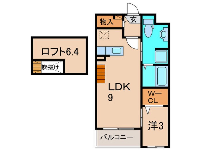 カレント　レジデンスの物件間取画像