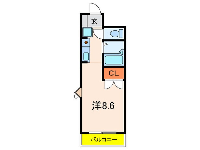 アミティ宝塚の物件間取画像