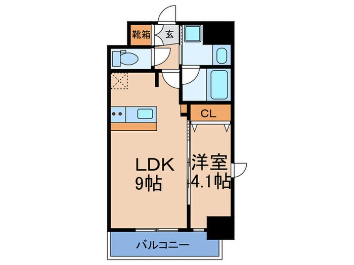 ｇｍ難波ウエストD.C.の物件間取画像