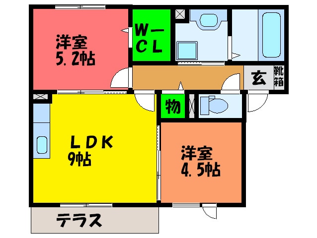 メゾン松ノ浜Ⅱの物件間取画像