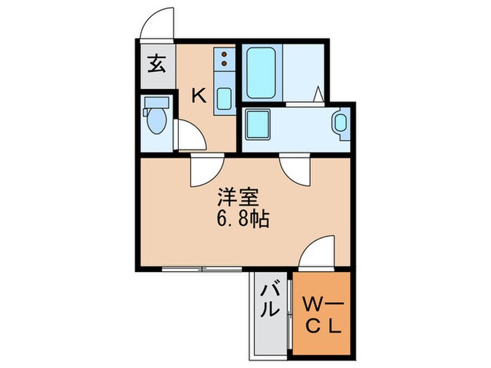 ミングルＡＰ茜壱番館の物件間取画像