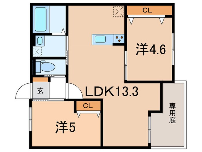 グルーブメゾン須磨離宮の物件間取画像