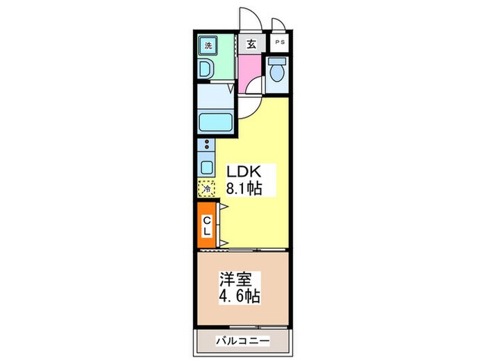 フジパレス城東鴫野ＥＡＳＴの物件間取画像