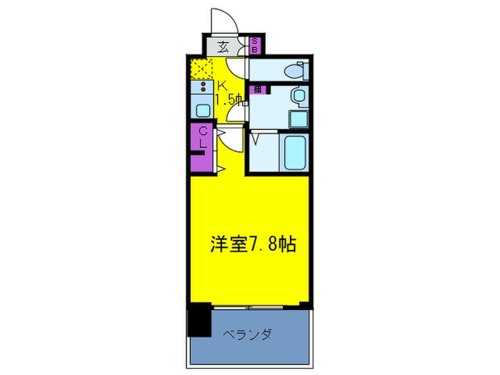 エス・キュート梅田中崎町の物件間取画像