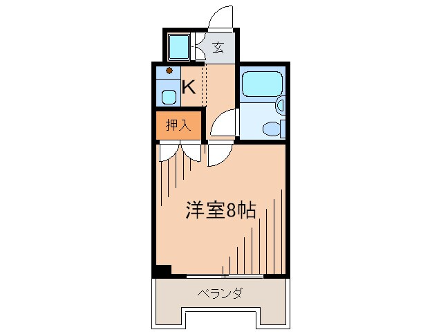 アミティ塚口の物件間取画像