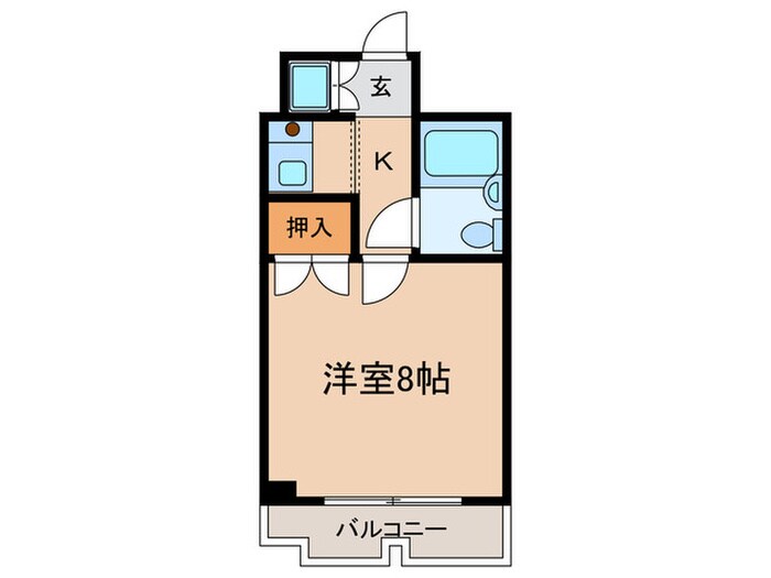 アミティ塚口の物件間取画像