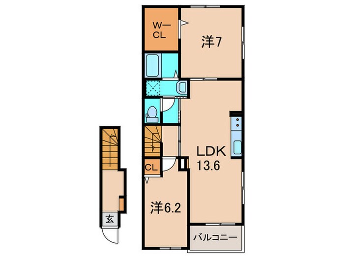 カームデイズの物件間取画像