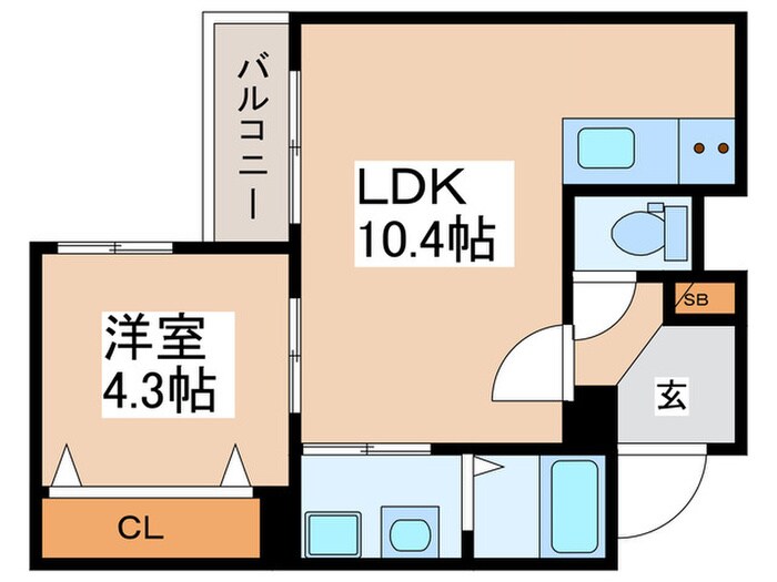 SFIDA天王寺南の物件間取画像