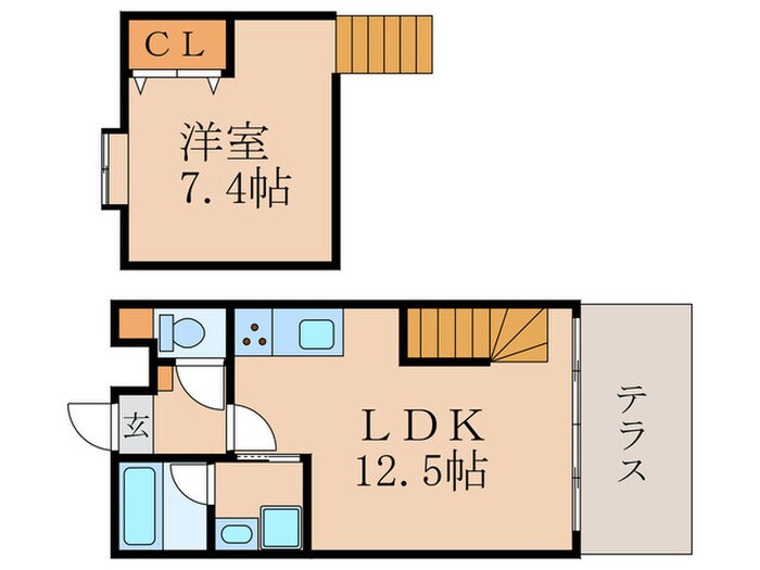 Ｓｏａｖｅ桃山の物件間取画像