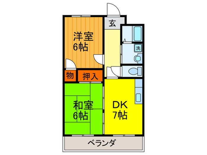 グランドメゾン浅田Ⅱの物件間取画像