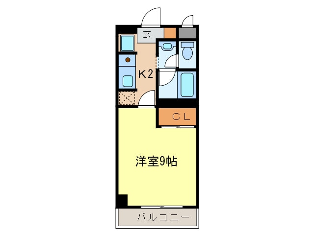 セルサス大道壱番館の物件間取画像