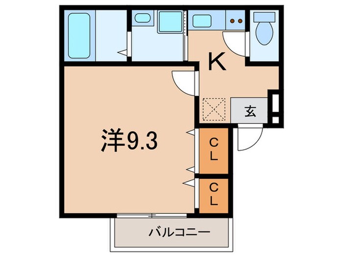 フジパレス大物公園Ⅲ番館の物件間取画像