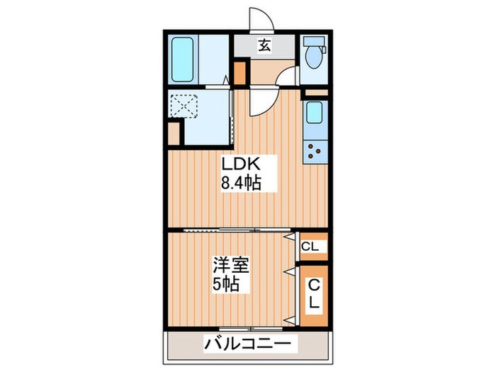 コンフォート打上南町の物件間取画像