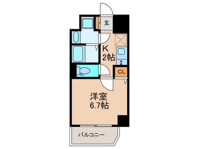 ＡＬＺＡ西本町の物件間取画像