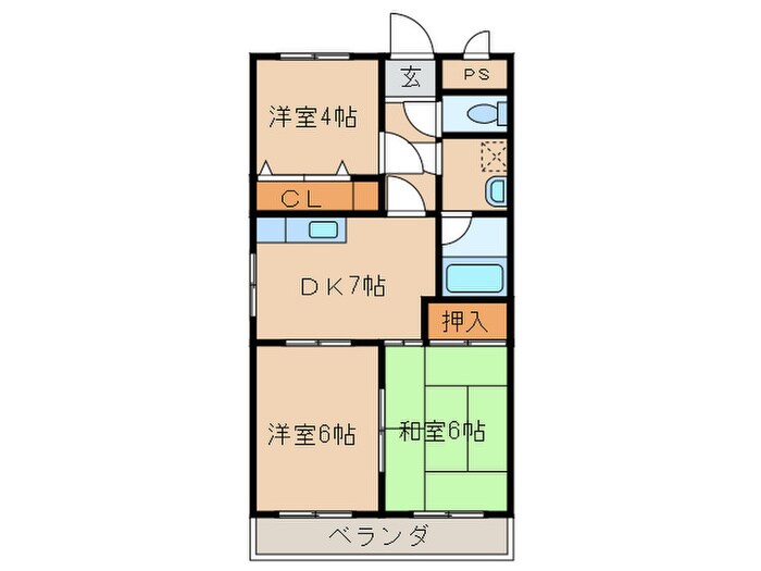 物件間取画像
