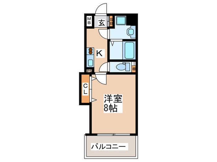 スプランドゥ－ル味原の物件間取画像