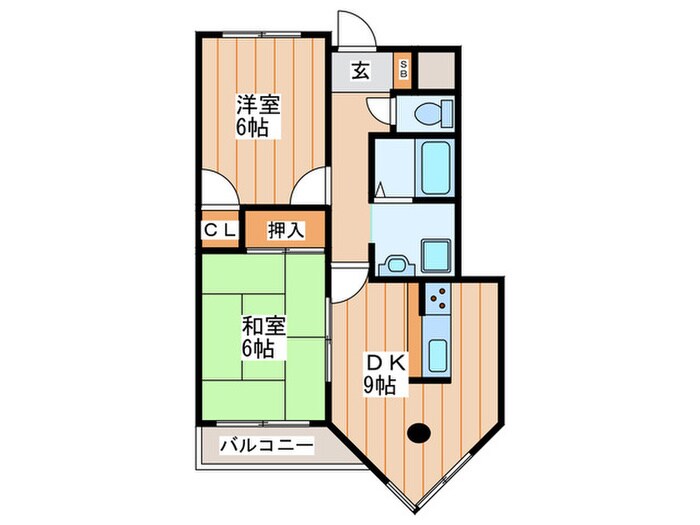 エルピス旭町の物件間取画像