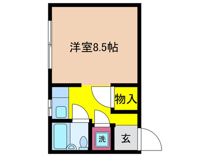 ビューパレス吉田の物件間取画像