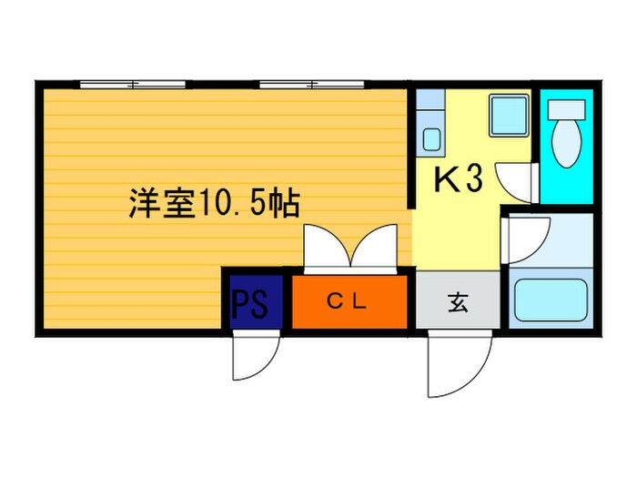 ビューパレス吉田の物件間取画像