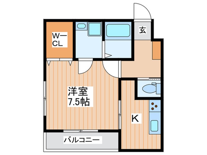 ボヌール菊水の物件間取画像