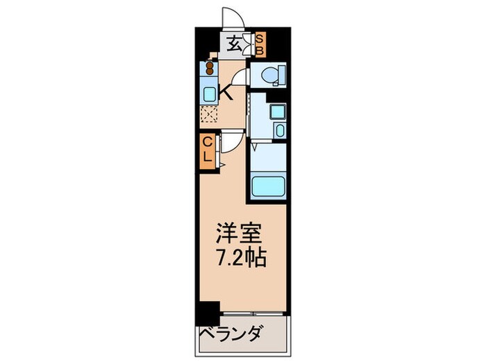 ミュプレ北浜の物件間取画像