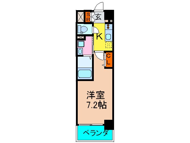 ミュプレ北浜の物件間取画像