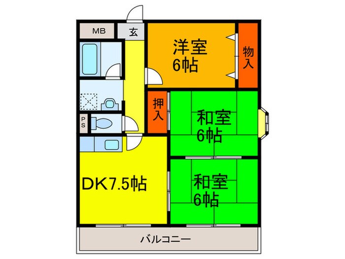 物件間取画像