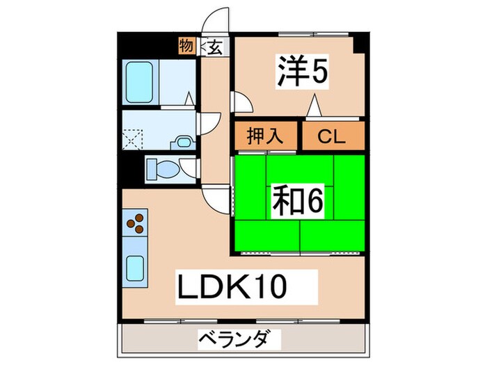 グレースコート山手町の物件間取画像