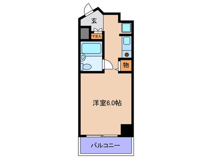 スペランツア出雲天満橋の物件間取画像