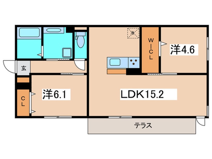 Ｆｕｔａｗａ美章園の物件間取画像