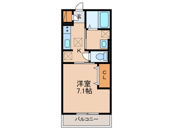 チェリーブロッサム勝部の物件間取画像