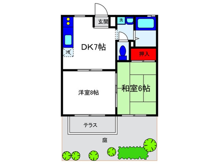 コ－ト豊中の物件間取画像