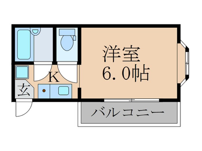 ハイツ白銀の物件間取画像