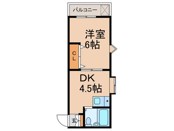 GYM清水が丘の物件間取画像