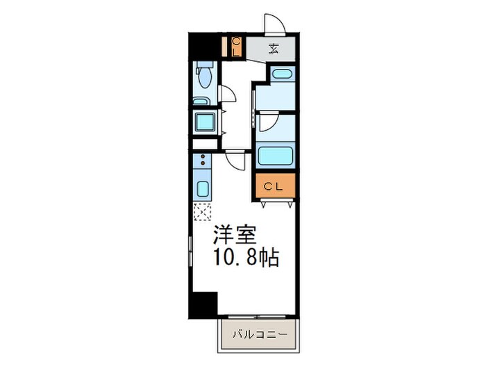 グランルージュ谷町六丁目の物件間取画像