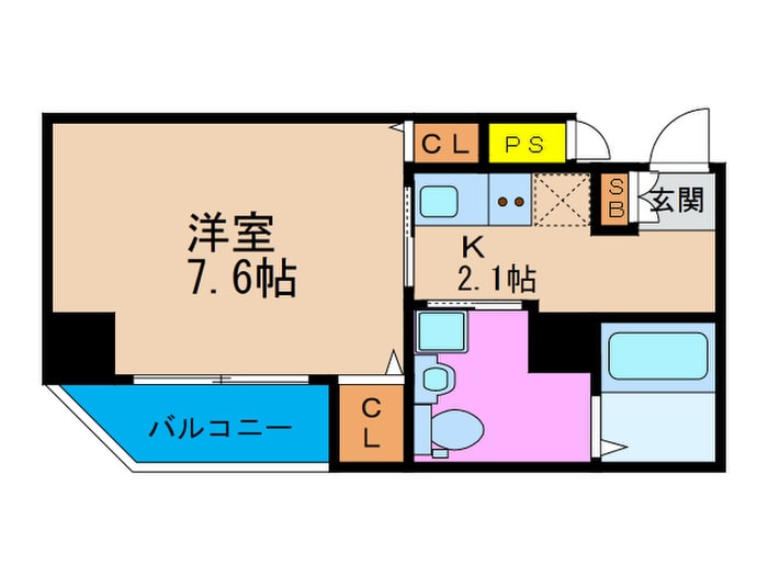 パレス東洋福島館の物件間取画像