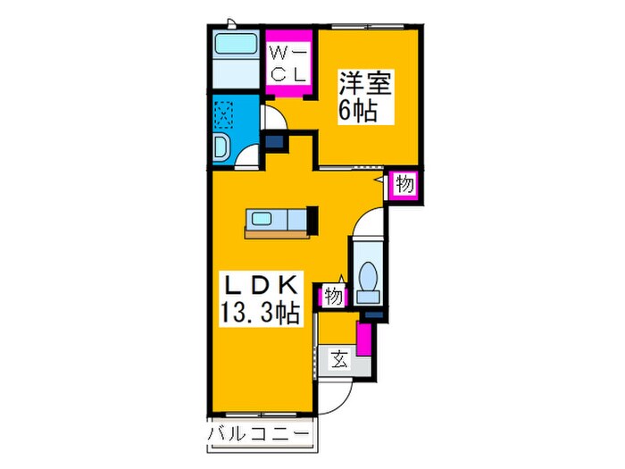 フィデール　カーサの物件間取画像