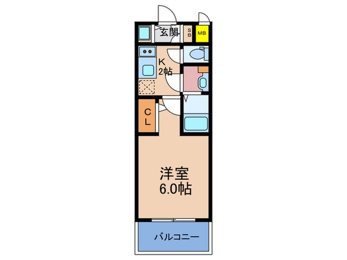 エスリードレジデンス梅田デュオの物件間取画像