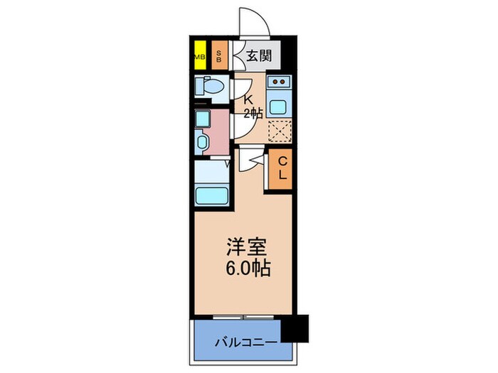 エスリードレジデンス梅田デュオの物件間取画像