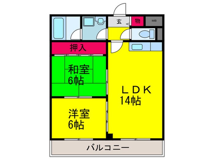 アルブルの物件間取画像