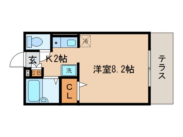 セジュ－ル芝山の物件間取画像